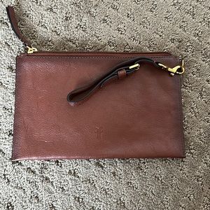 New no tags genuine leather wristlet